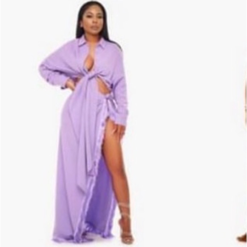 Minaa Monroe Skirt Two Piece Set - Lavender